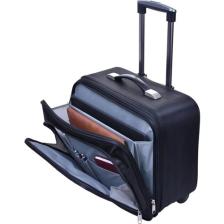 TahTicMer Çekçekli Pilot Çantası Büyük Boy Lüx Kasalı Teknik Servis Çantası Pilot Hostes Evrak Laptop Notebook Çantası Siyah