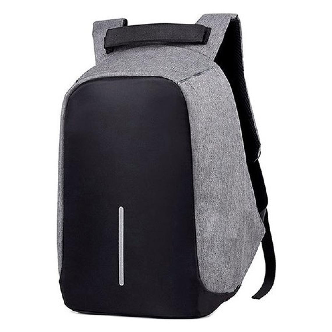 Addison ST-490 Siyah/Gri Gizli Fermuarlı Bilgisayar Notebook Sırt Çantası