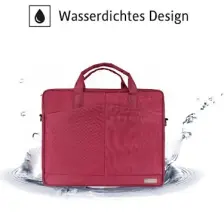 Vegmann Laptop Çantası 17.3" Notebook Bilgisayar Laptop Evrak Çantası - Bordo -Unisex