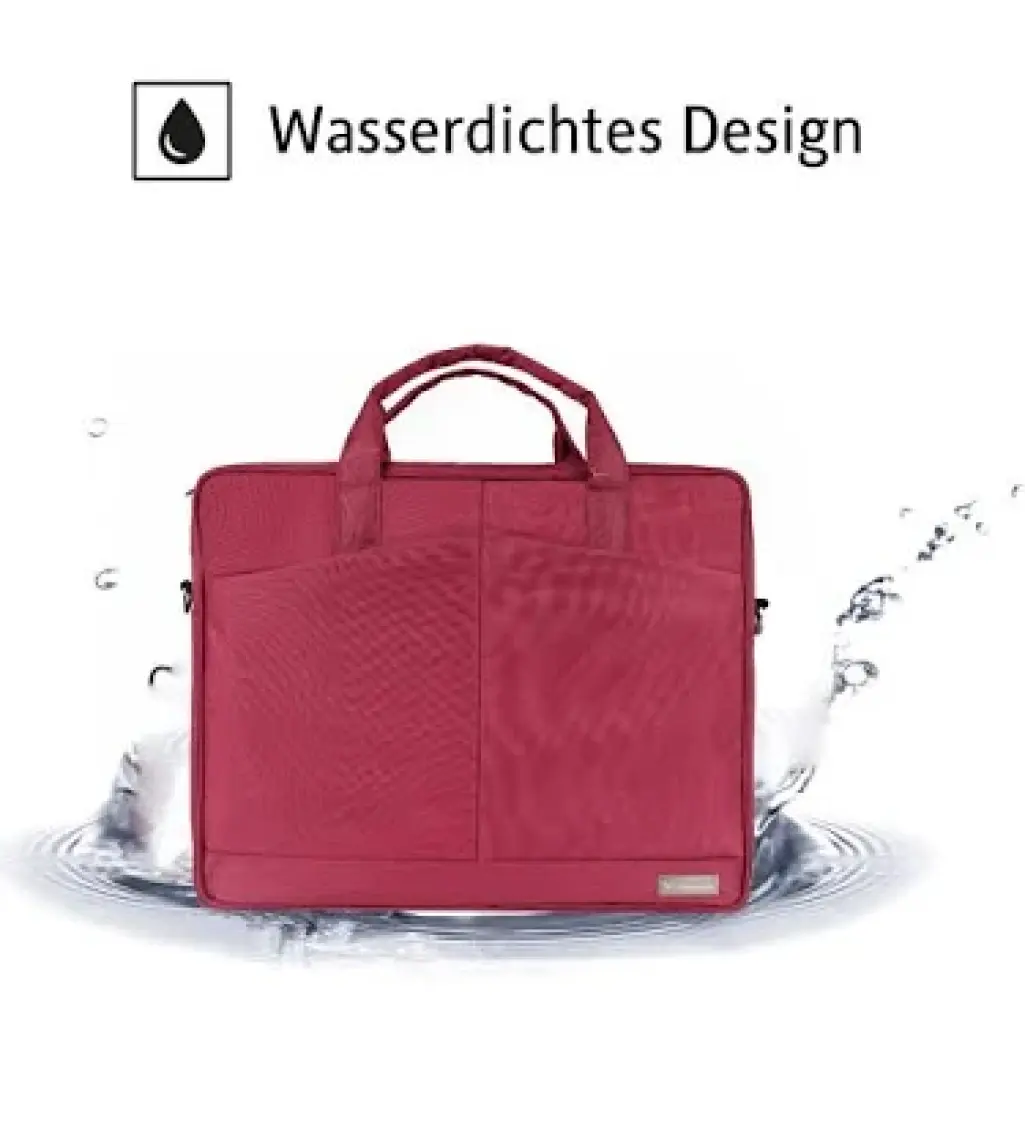 Vegmann Laptop Çantası 17.3" Notebook Bilgisayar Laptop Evrak Çantası - Bordo -Unisex