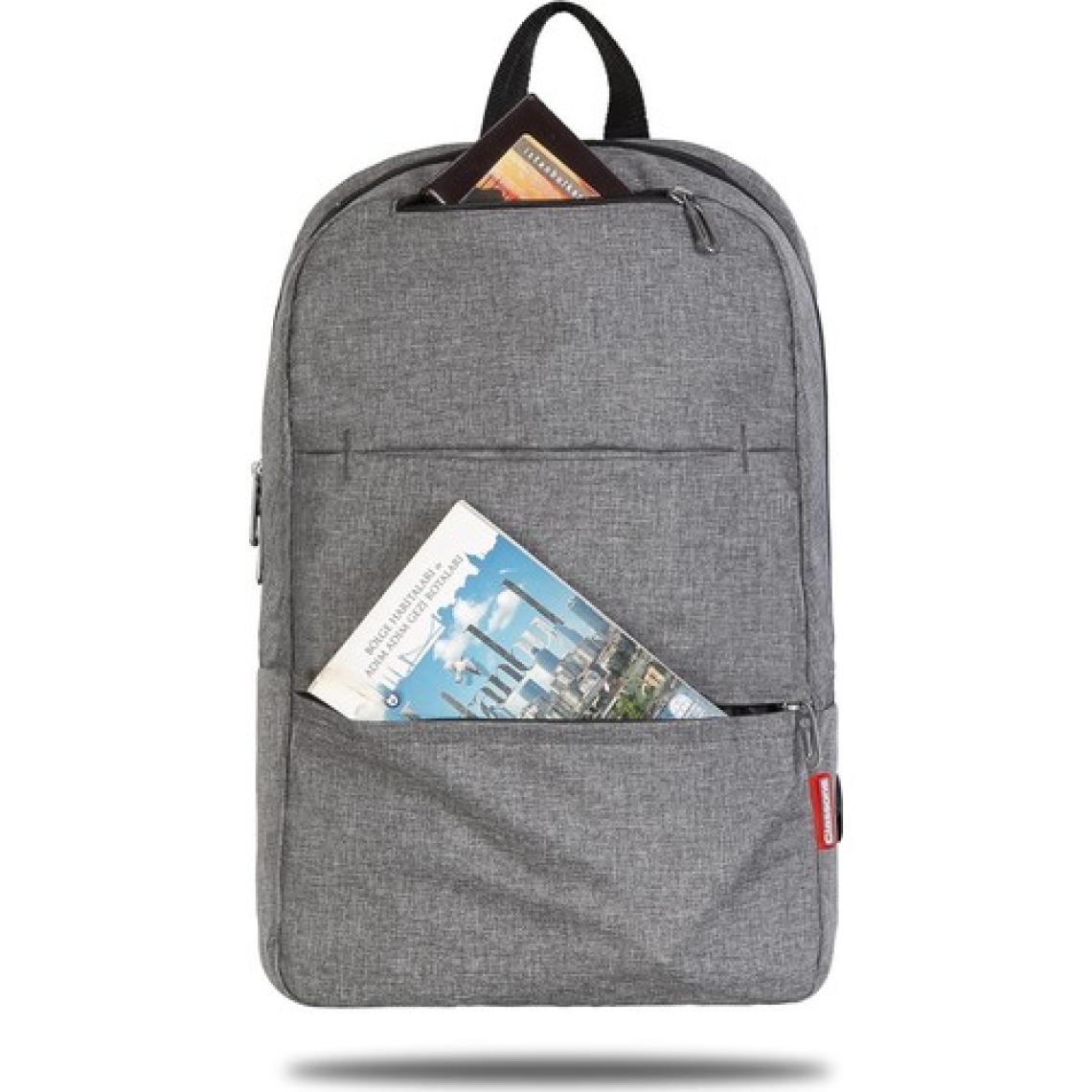 Classone  PR-C1604 Casetto Serisi WTXpro Su Geçirmez Kumaş  15,6" Uyumlu  Laptop, Notebook Çantası Gri