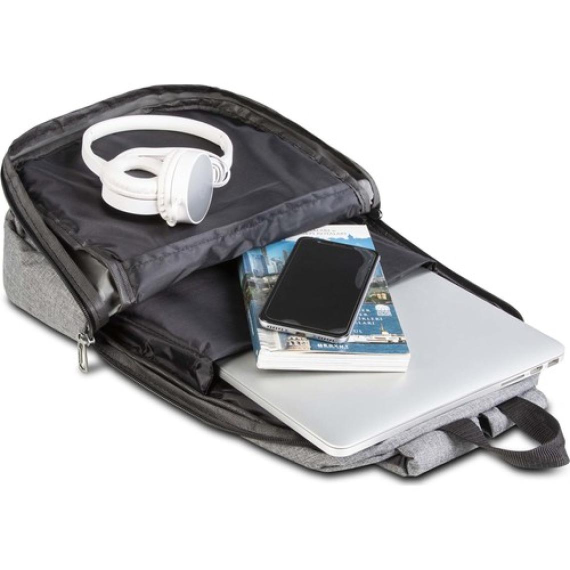 Classone  PR-C1604 Casetto Serisi WTXpro Su Geçirmez Kumaş  15,6" Uyumlu  Laptop, Notebook Çantası Gri