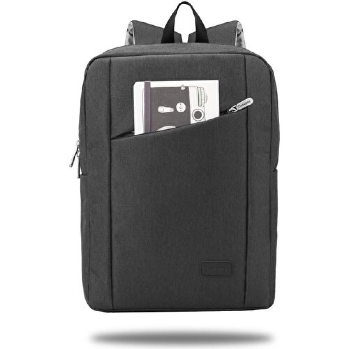 Classone BP-SV104 Savona Serisi WTXpro Su Geçirmez Kumaş 15.6" Notebook-Laptop Sırt Çantası-Gri
