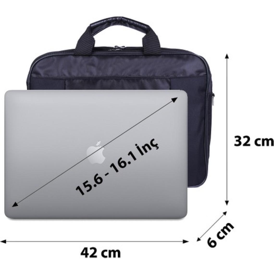 Beutel 15.6" - 16" Inç 4 Bölmeli Evrak Bilgisayar Notebook Laptop Çantası