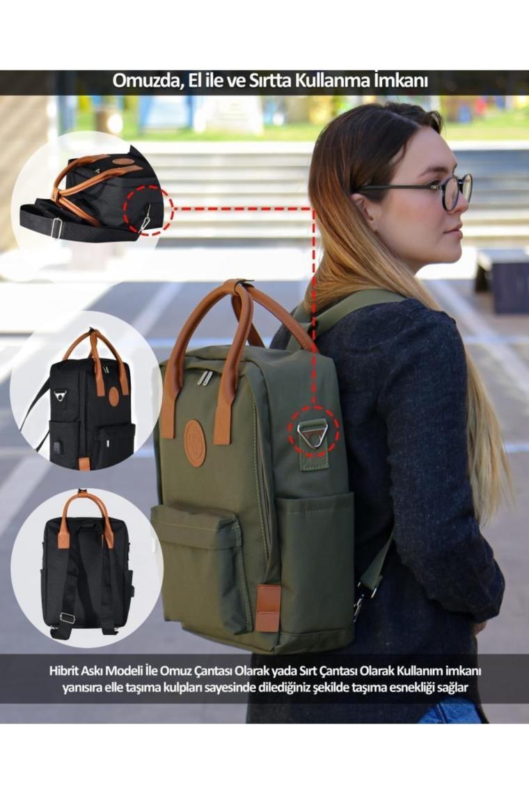 Npo Dailylife 16" Unisex Smart Notebook Günlük Sırt Çantası-Pembe (DL01P)