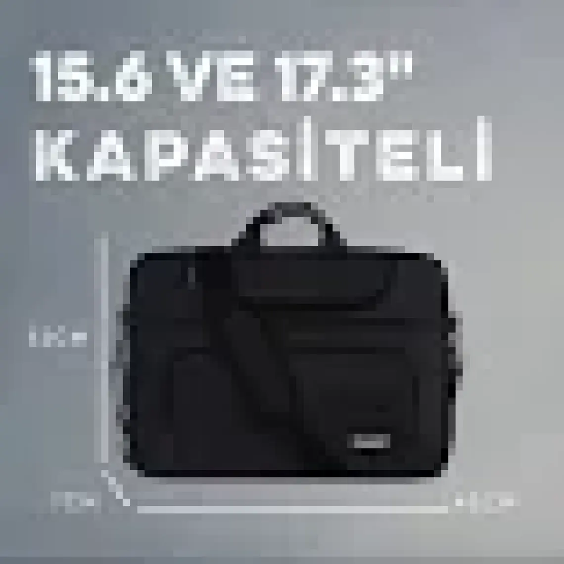 Vegmann Norma 17-17,3 Inç Dizüstü Bilgisayar Uyumlu Siyah Evrak ve Laptop Çantası