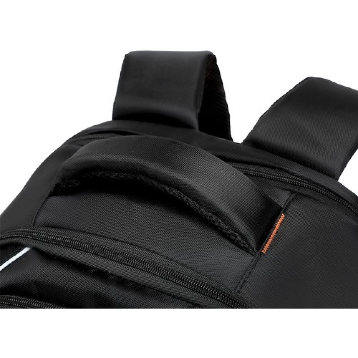Lecoo BG03 17 inç Laptop Bölmeli Çok Fonksiyonlu 3 Katmanlı Suya Dayanıklı Sırt Çantası Siyah