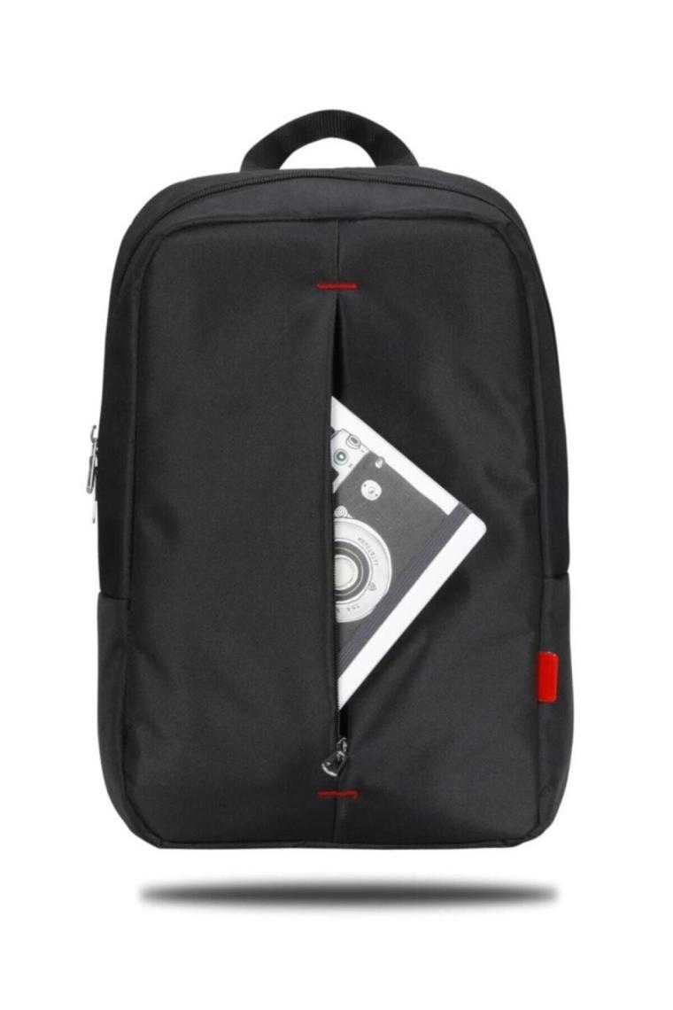 Classone  PR-R160 Roma Serisi  ,WTXpro Su Geçirmez Kumaş 15.6" Uyumlu Laptop,Notebook Sırt Çantası - Siyah