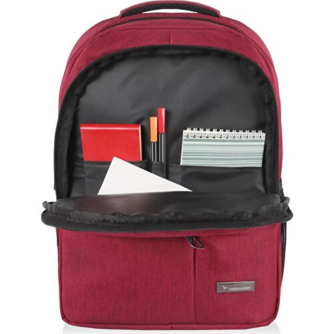 Vegmann Tucana VGM-030 Bordo 15.6" Laptop Sırt Çantası
