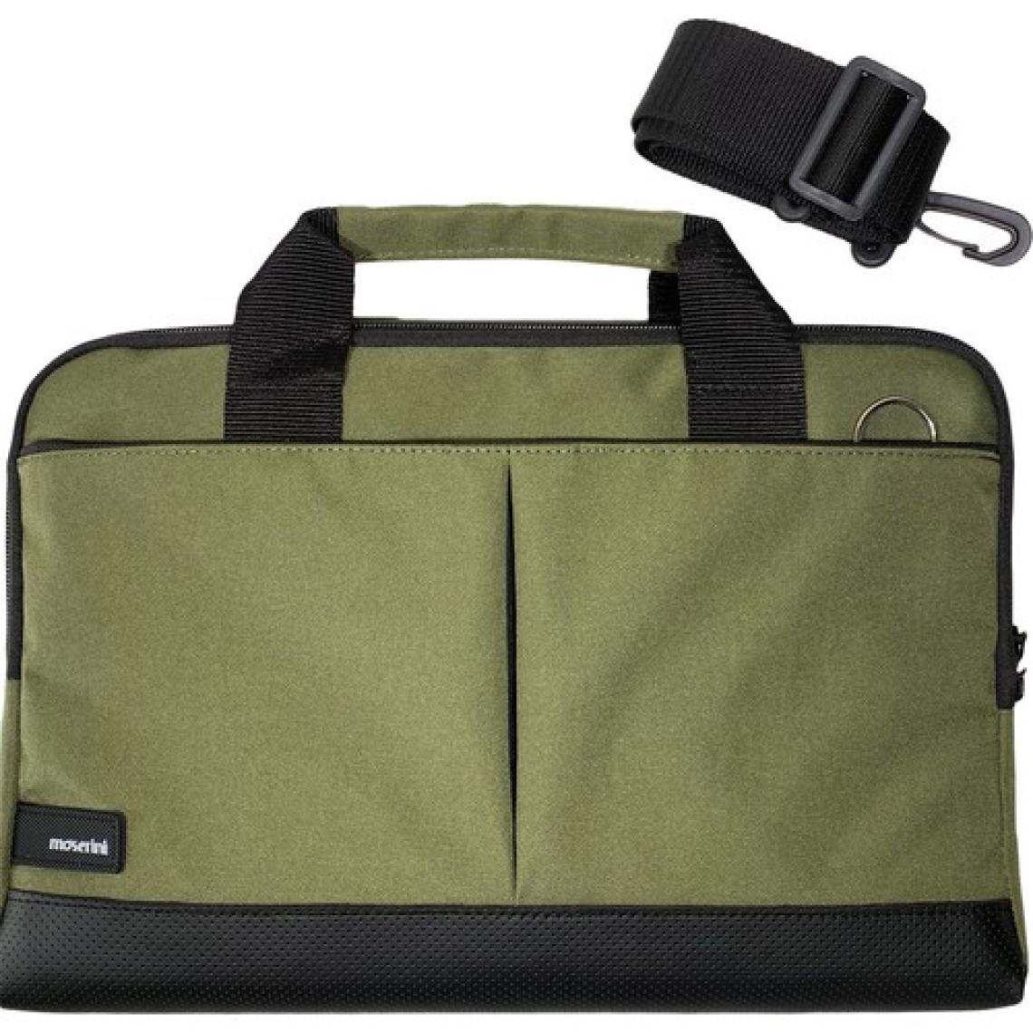 Moserini 13" - 13.3" Taban Korumalı. Omuz Askılı Macbook Air-Pro Haki Laptop Çantası