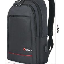 MCC-007 17.3" Office USB Girişli Notebook Sırt Çantası Siyah