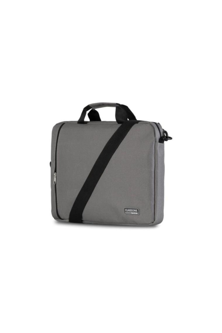 Classone BND204 Eko Serisi Notebook Çantası-Gri (BND204)