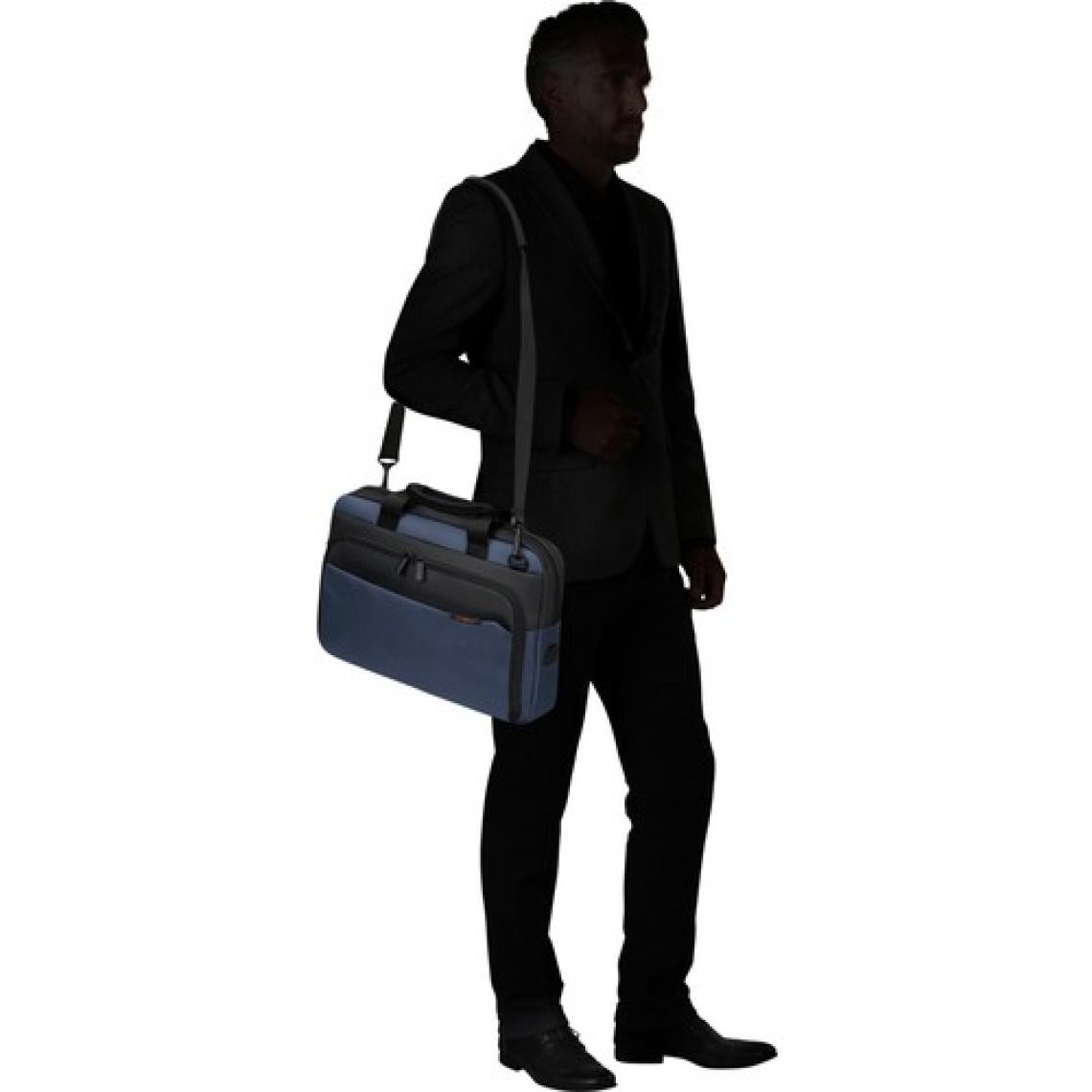 Samsonite KF9-01-002 15.6" Mysight USB Girişli Notebook Çantası Mavi