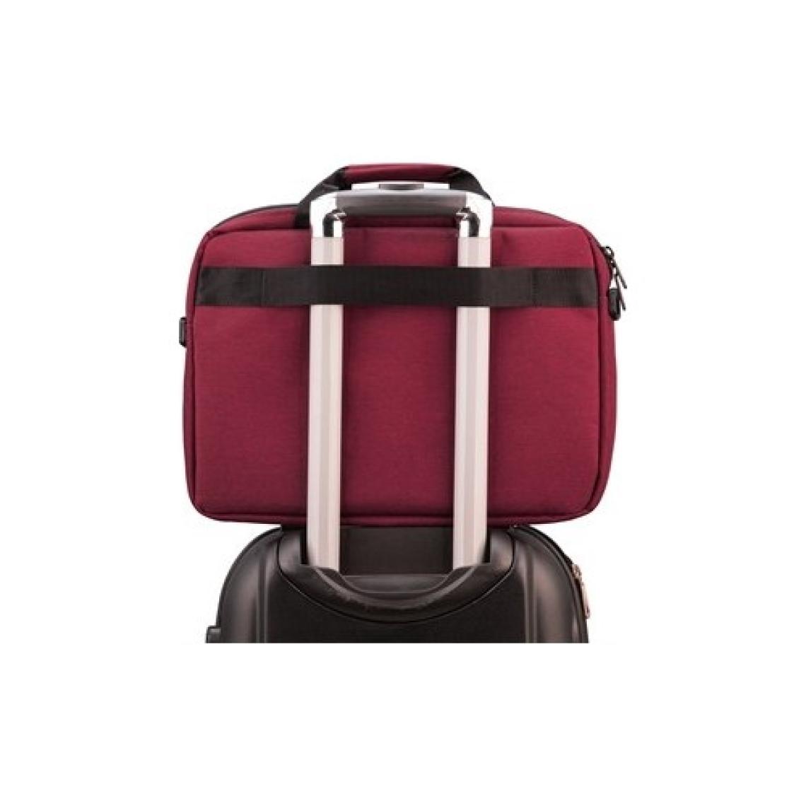 Classone Romeo Serisi TL2405 13-14 Inch Uyumlu Su Geçirmez Kumaş Laptop Çantası Bordo