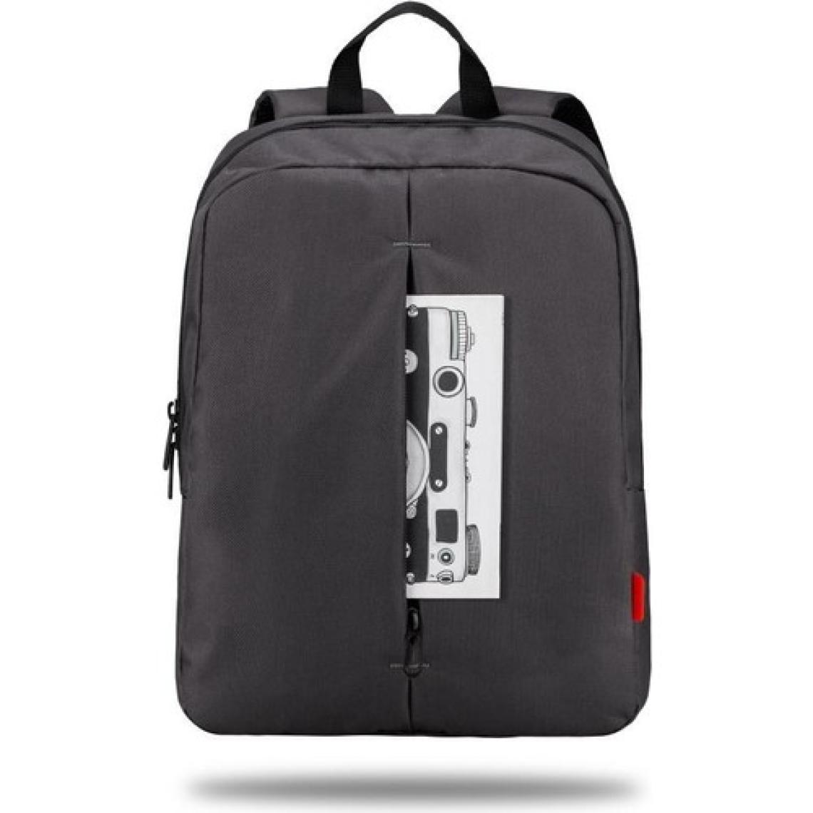 Classone PR-R174 Roma Serisi Su Geçirmez Kumaş 17" Laptop ,notebook Sırt Çantası-Gri