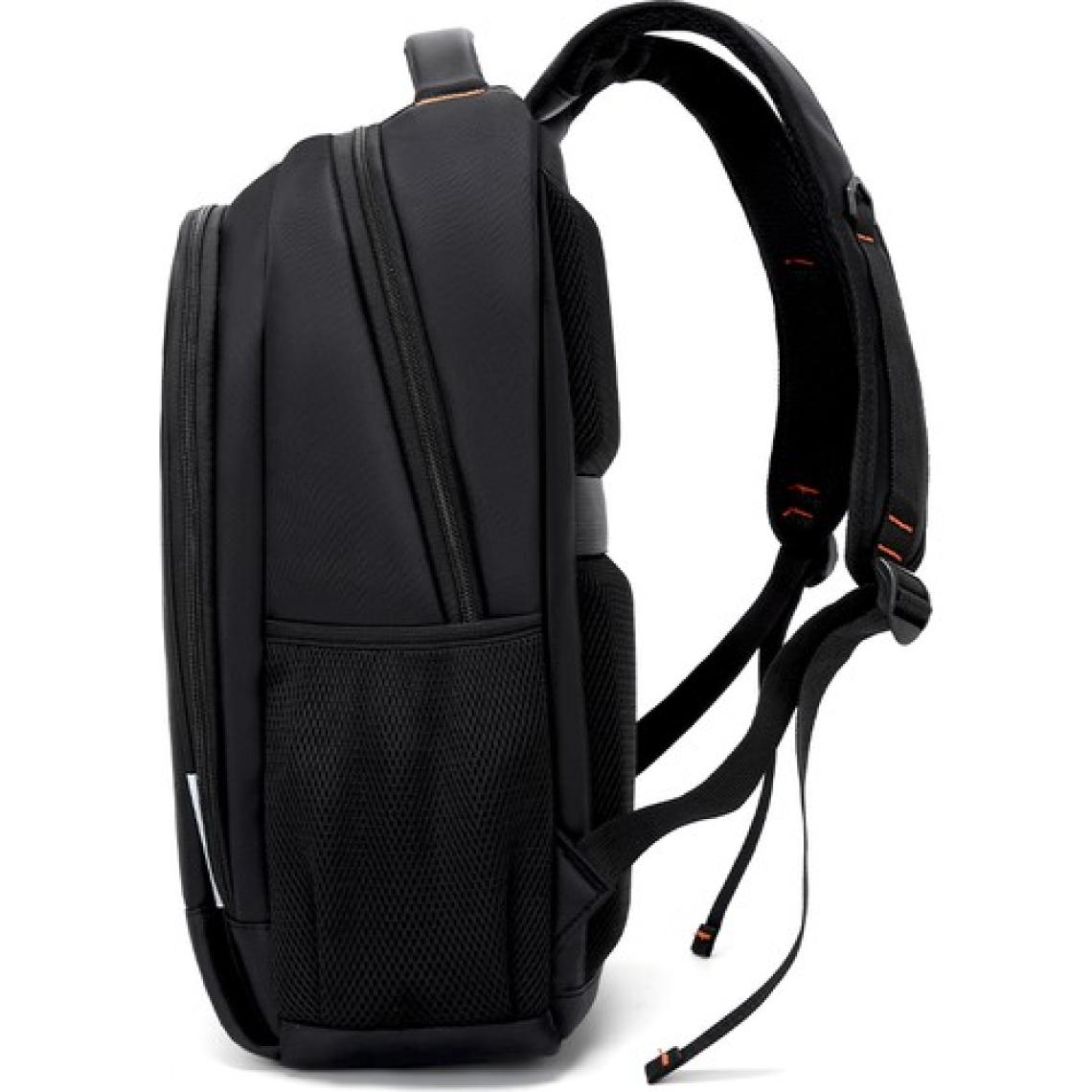 Lecoo BG04 17 inç Laptop Bölmeli Çok Fonksiyonlu 3 Katmanlı Suya Dayanıklı Sırt Çantası Siyah