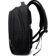 Lecoo BG04 17 inç Laptop Bölmeli Çok Fonksiyonlu 3 Katmanlı Suya Dayanıklı Sırt Çantası Siyah