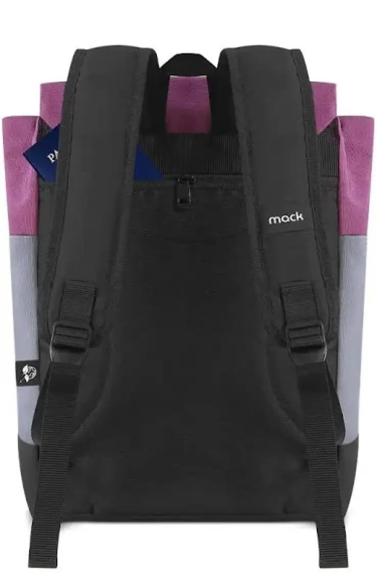 Mack MCE-1303 14.1" Zen Eco Günlük Sırt Çantası Bordo Gri