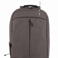 Beutel 15.6" - 16.1" Notebook Laptop Bilgisayar Sırt Çantası-Su Geçirmez Kumaş ve Fermuarlı-Koyu Gri