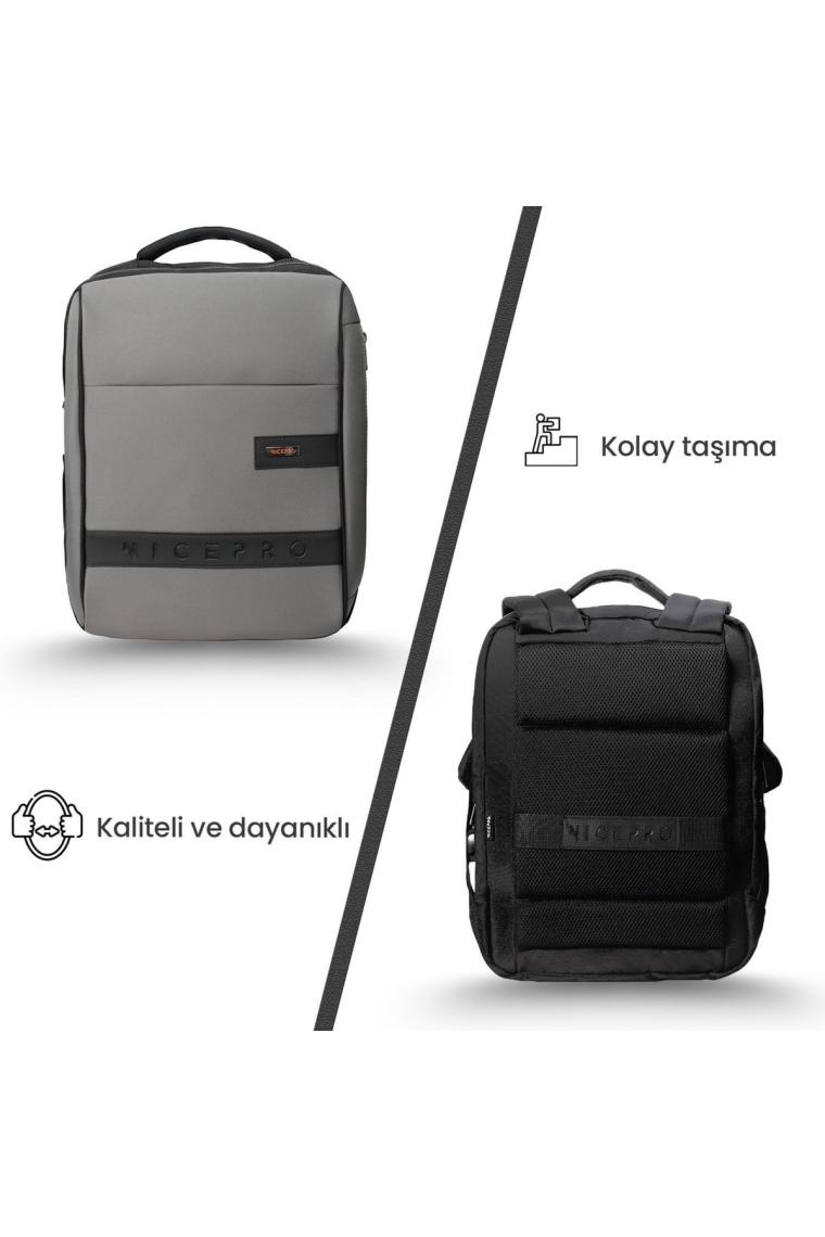 Npo Prestige Smart 16" Gri Notebook Sırt Çantası
