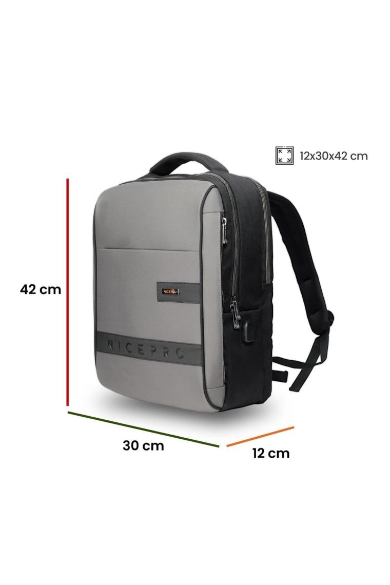 Npo Prestige Smart 16" Gri Notebook Sırt Çantası