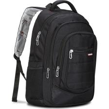 Classone BP-L200  Palermo Serisi WTXpro Su Geçirmez Kumaş  15,6" Uyumlu   Laptop, Notebook Çantası -Siyah