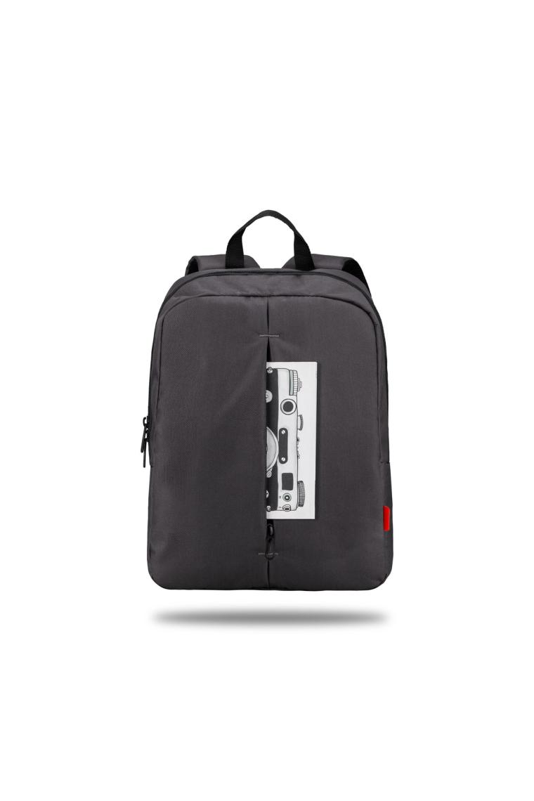 Classone PR-R174 Roma Serisi Su Geçirmez Kumaş 17" Laptop ,notebook Sırt Çantası-Gri