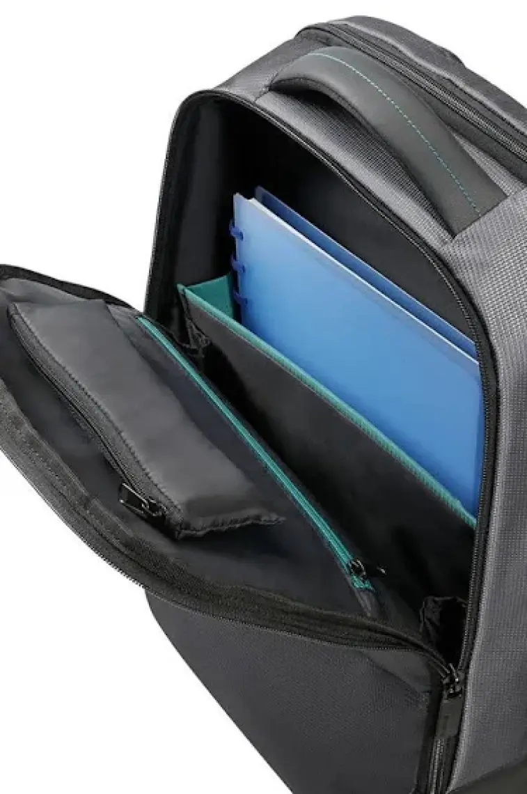 16N-09-004 14.1" Qibyte Notebook Sırt Çantası, Laptop Sırt Çantası Antrasit