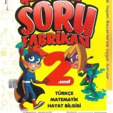 Kırmızı Beyaz Yayınlar 2.Sınıf  Yeni Nesil Tüm Dersler Soru Fabrikası