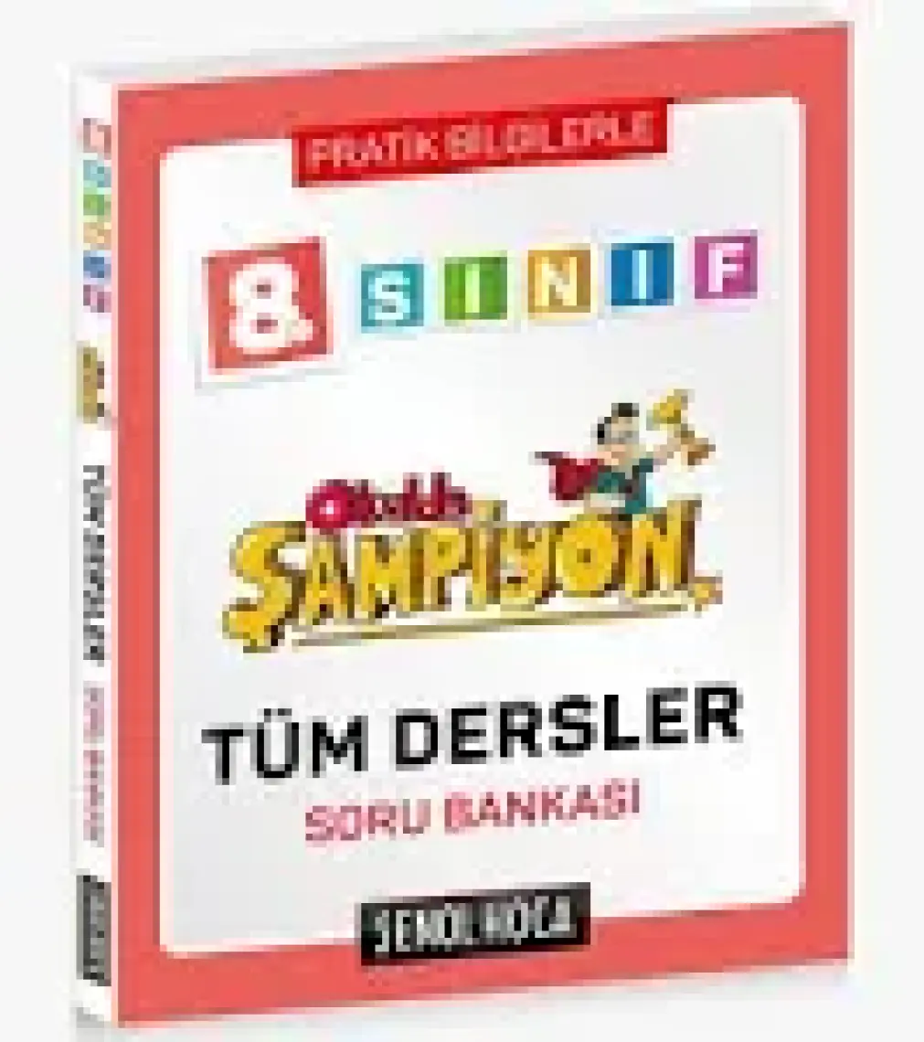 Şenol Hoca Yayınları 8. Sınıf Okulda Şampiyon Tüm Dersler Soru Bankası