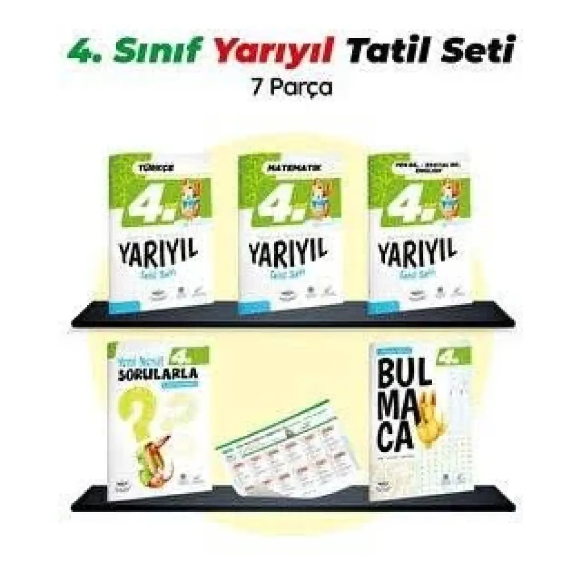 Öğretmen Evde Yayınları 4. Sınıf Yarıyıl Tatil Kitabı Seti