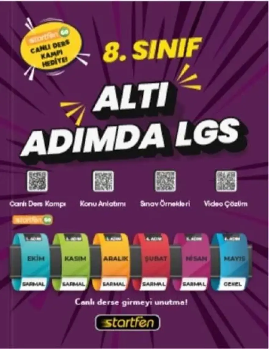 8. Sınıf Altı Adımda Lgs Hibrit Denemeler