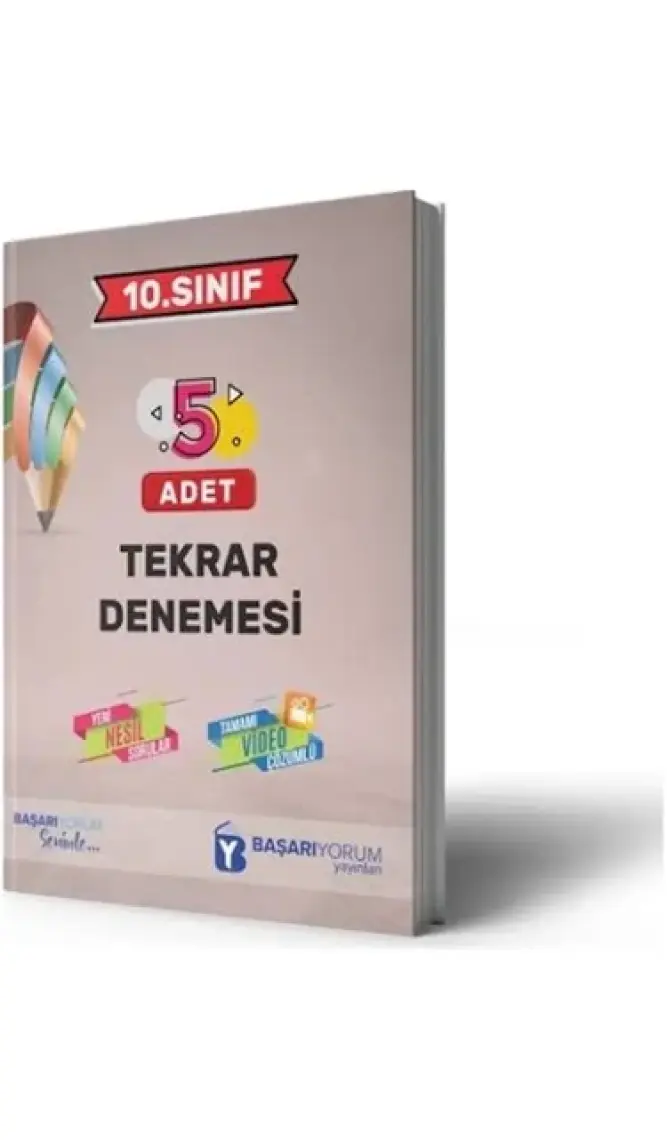 Başarıyorum Yayınevi 10. Sınıf 5 Adet Tekrar Denemeleri