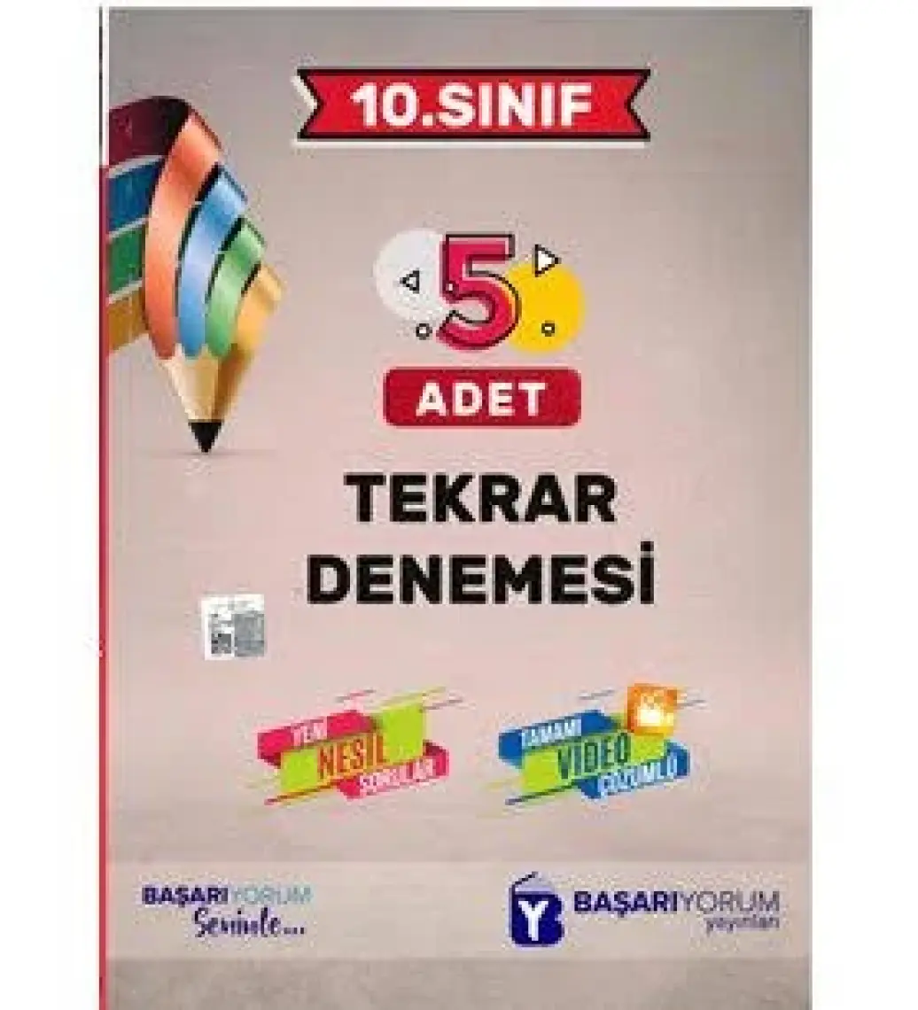 Başarıyorum Yayınevi 10. Sınıf 5 Adet Tekrar Denemeleri