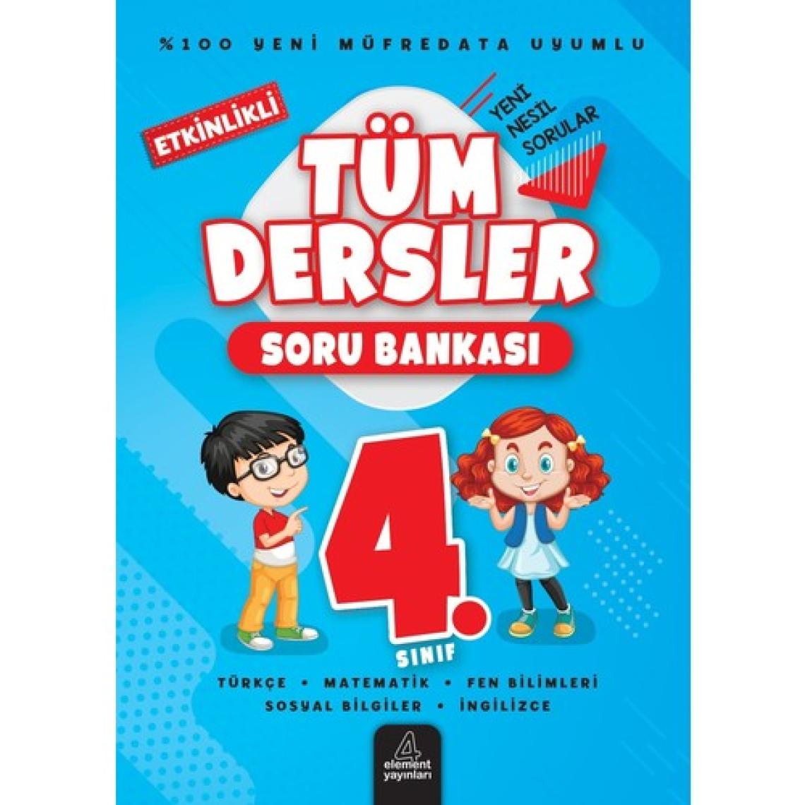 Element Yayınları 4. Sınıf Tüm Dersler Soru Bankası