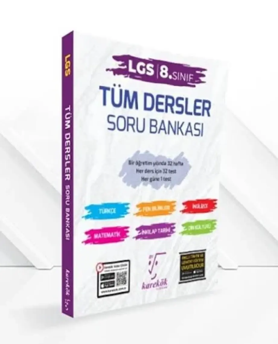 Karekök Yayıncılık 8. Sınıf Tüm Dersler Soru Bankası