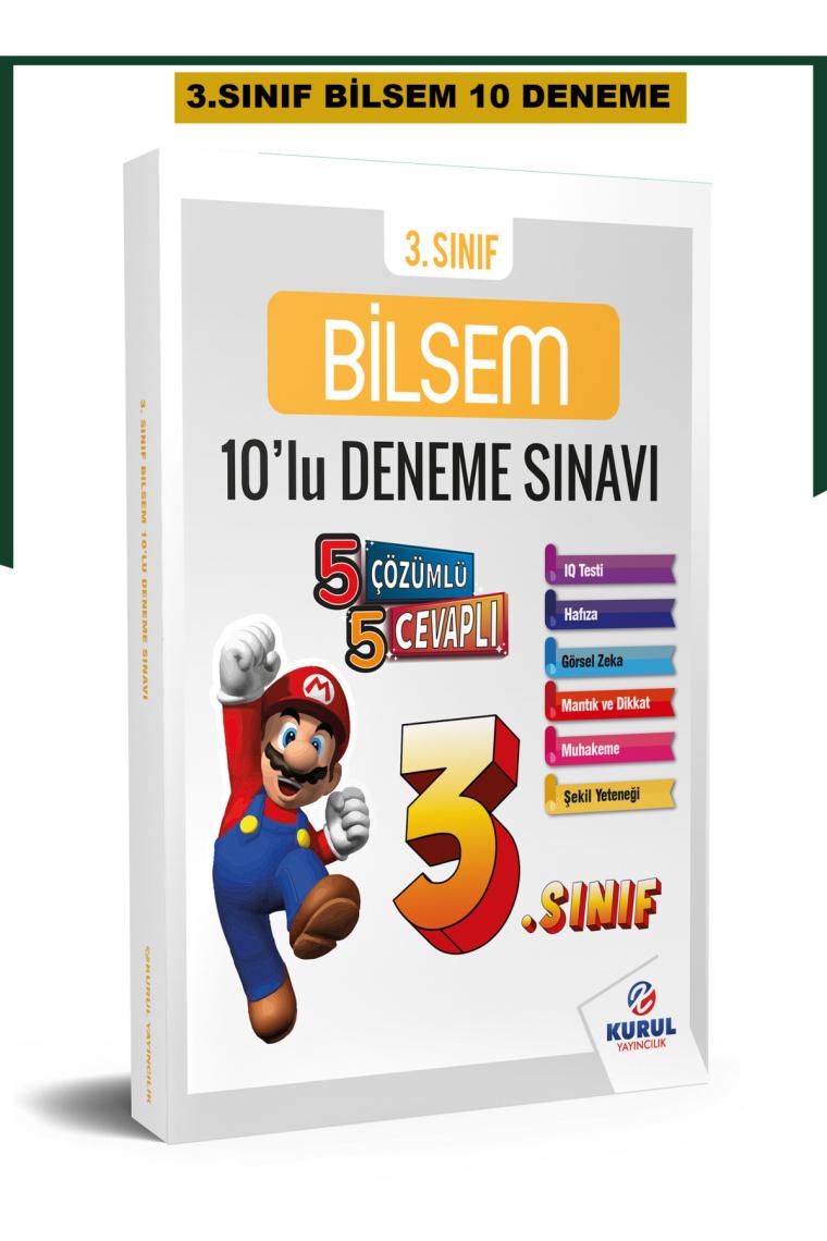 Kurul Yayıncılık 3. Sınıf Bilsem 10'lu Deneme Sınavı