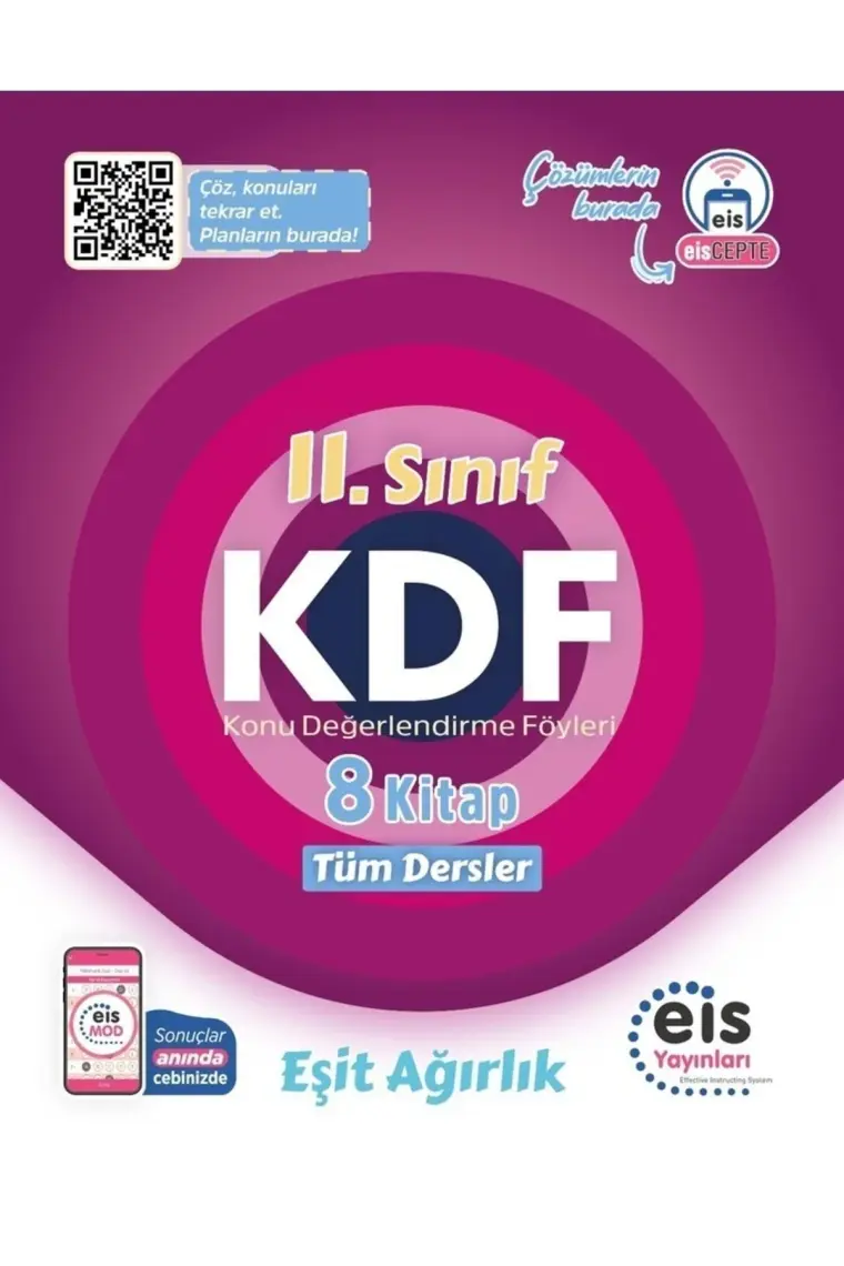 Eis Yayınları 11.Sınıf Sayısal Tüm Dersler 8'li Kazanım Deneme Föyü