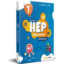 Hiper Zeka 7. Sınıf Haftalık Hep Matematik 40 Denemeleri