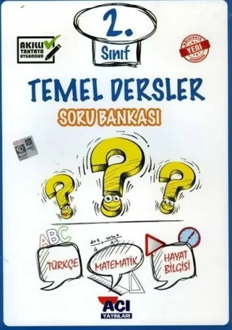 Açı Yayınları 2. Sınıf Temel Dersler Soru Bankası