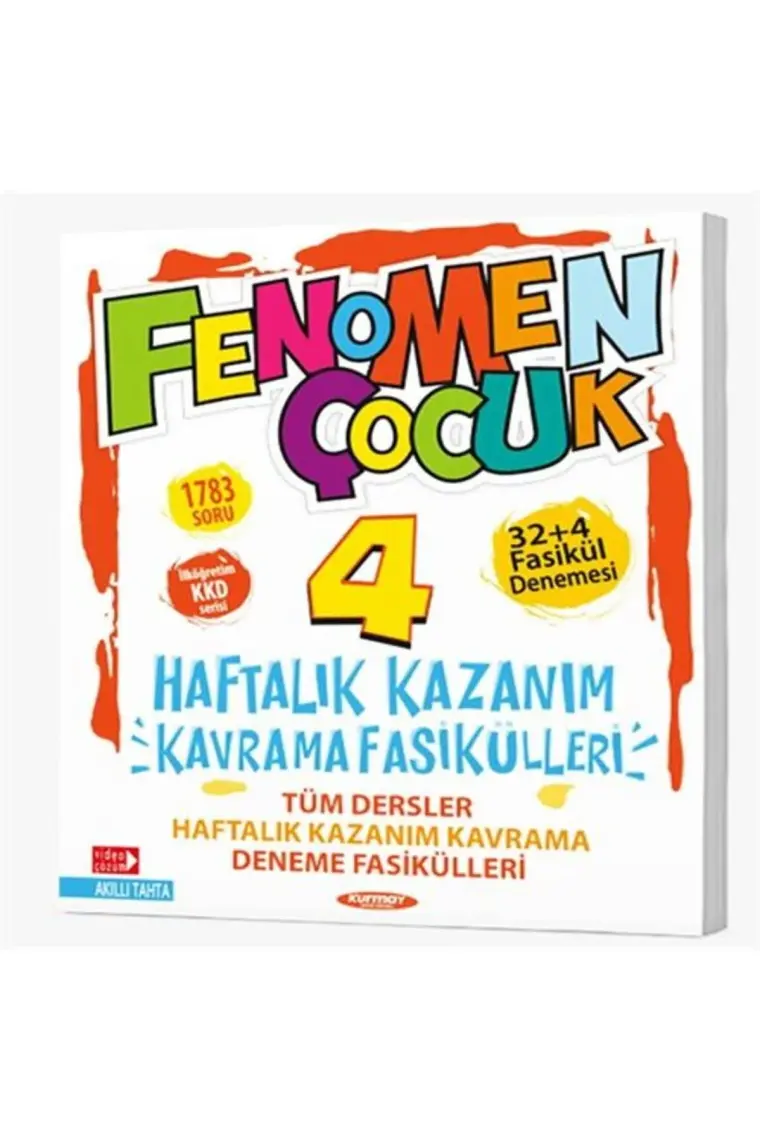 Fenomen Çocuk Yayınları Haftalık Kazanım Kavrama Fasikülleri Tüm Dersler