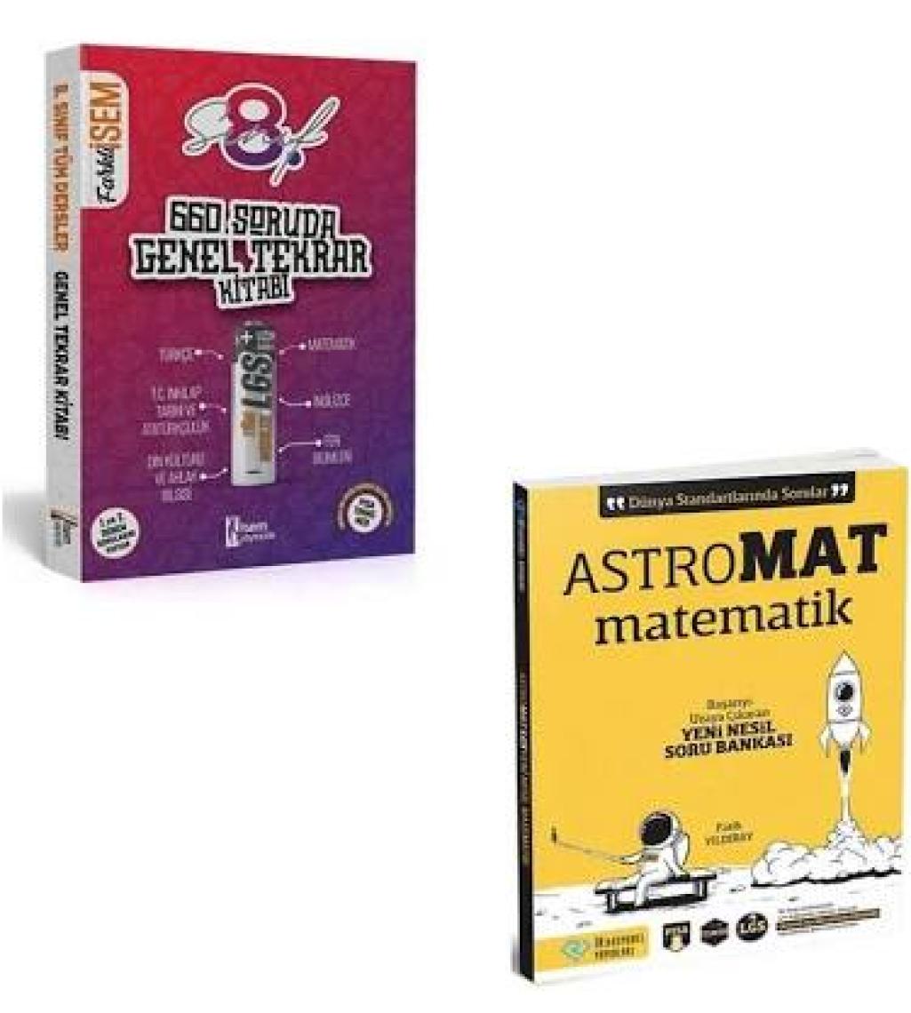 İSEM Yayıncılık 8. Sınıf LGS 660 Soruda Genel Tekrar Kitabı