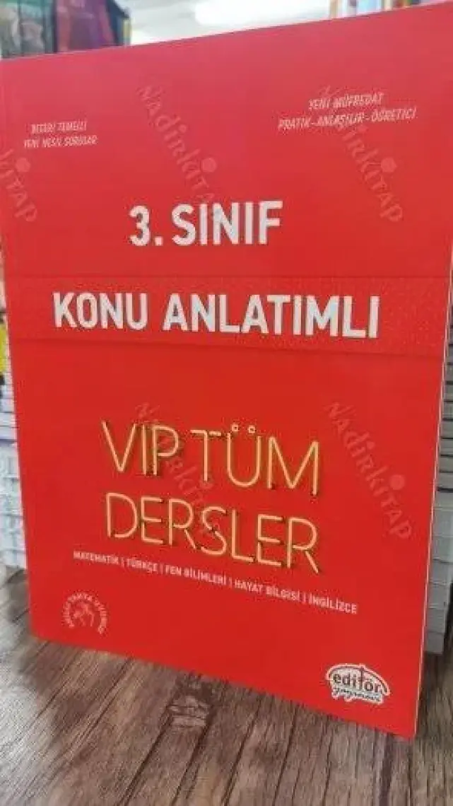 Editör Yayınları 3. Sınıf VIP Tüm Dersler Konu Anlatımlı