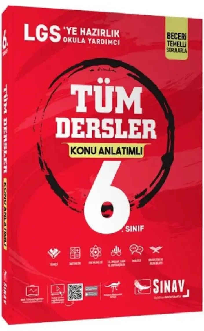 Sınav Yayınları 6. Sınıf Tüm Dersler Konu Anlatımlı