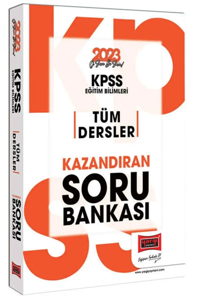 Yargı Yayınevi KPSS 2023 Eğitim Bilimleri Tüm Dersler Kazandıran Soru Bankası