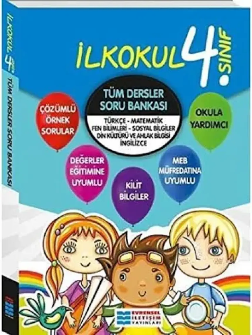 Evrensel İletişim Yayınları  4.Sınıf  Tüm Dersler Soru Bankası