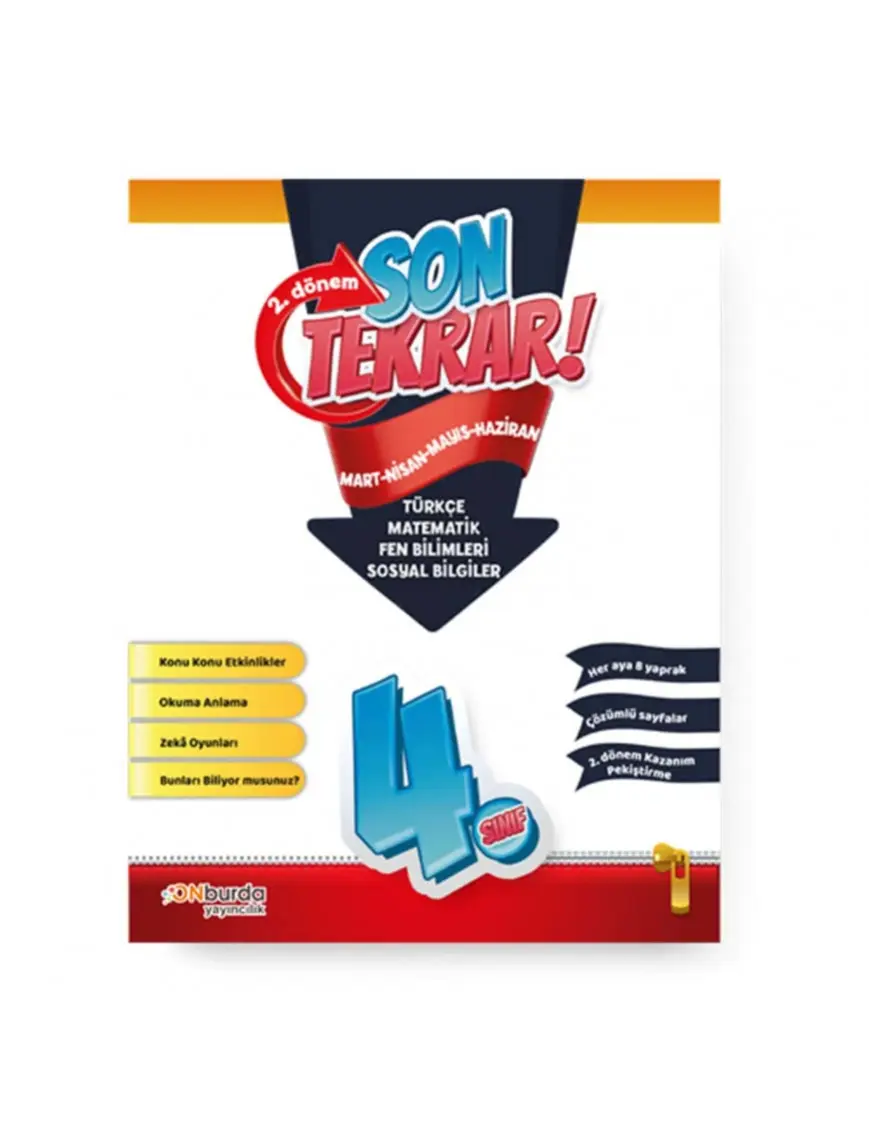 On Burda Yayınları 4. Sınıf Son Tekrar 2.dönem
