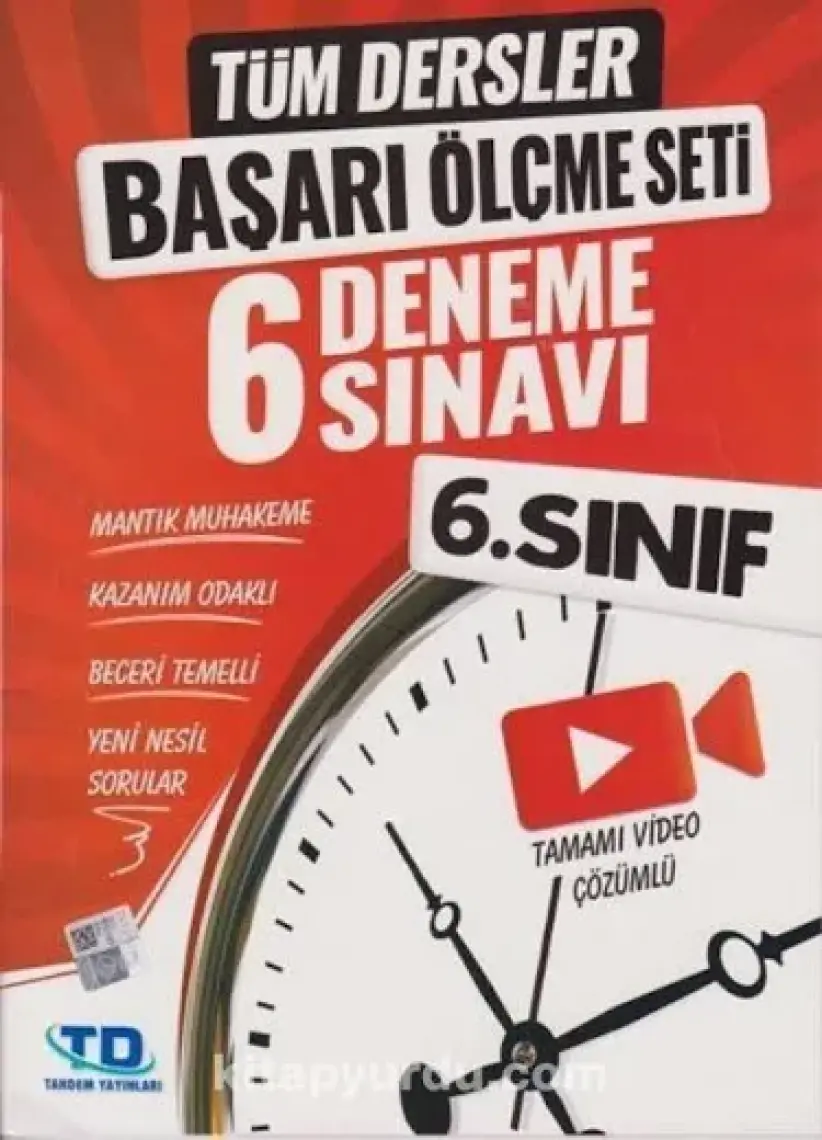 Tandem Başarı Ölçme Seti 6 Deneme Seti 6. Sınıf