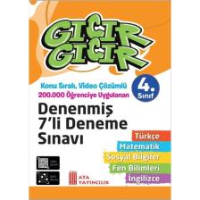 Ata Yayıncılık 4. Sınıf Gıcır Gıcır Tüm Dersler Denenmiş 7'Li Deneme Sınavı