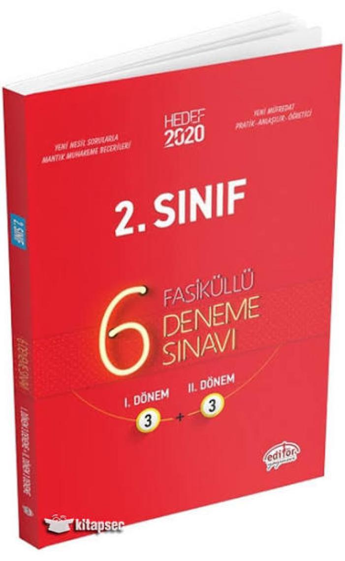 Editör Yayınları 2. Sınıf 6 Fasiküllü Deneme Sınavı 2020